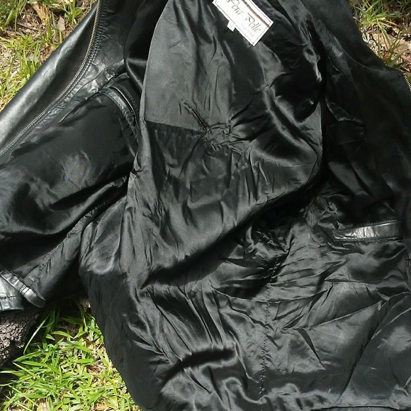 NWOT MEN'S ITALIAN LEATHER ZIP - Picture 4 of 8